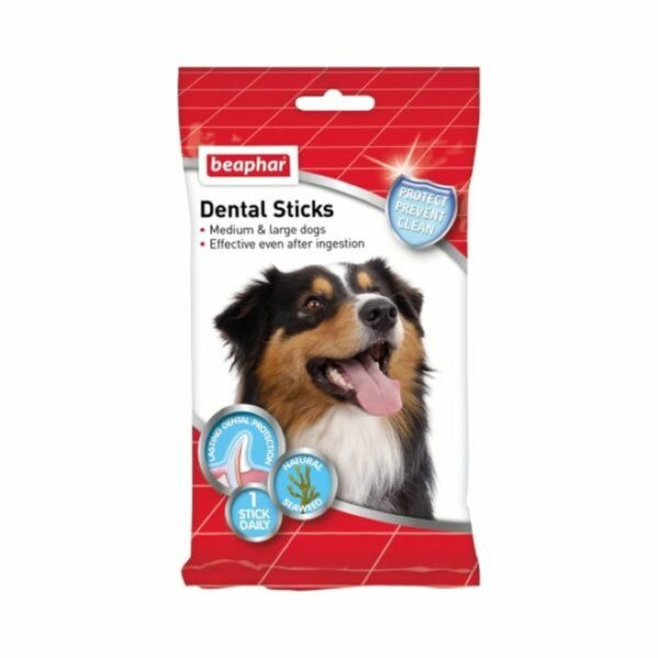 بيفار عصيّ للعناية بالأسنان --Beaphar Dental Sticks 7Pcs for Dogs 182g