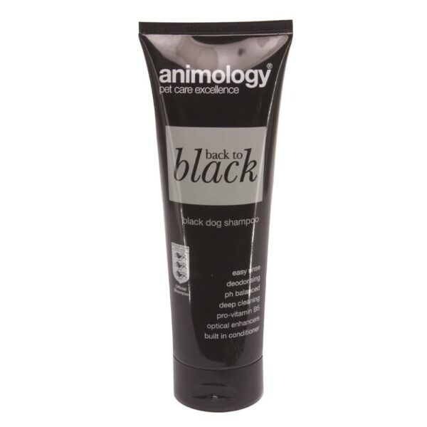 شامبو باك تو بلاك للكلاب غني بالفيتامينات 250 مل --Back to black dog shampoo rich in vitamins 250 ml